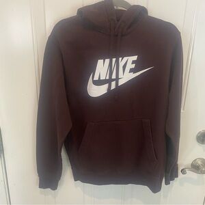 Nike Men's Brown Hoodie Size Small